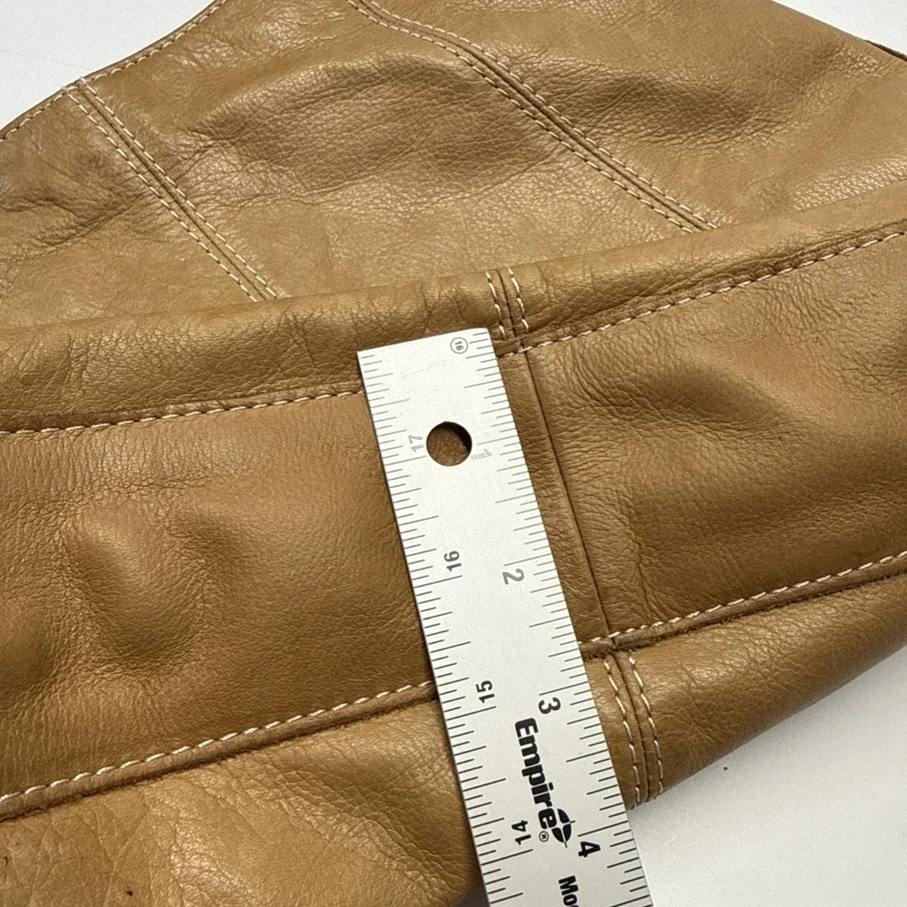 American Leather Company Hobo Shoulder Bag Purse Tan